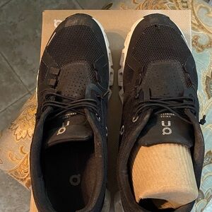 On Running Men's Black Mesh Athletic Sneakers